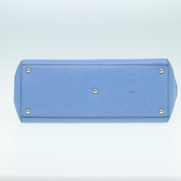 FENDI Hand Bag Leather Blue - Picture 9 of 14
